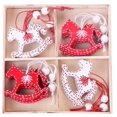 thumbnail image 2 of Wooden Christmas Tree Hanging Pendant(12 X Wooden Rocking Horses), 2 of 5