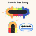 thumbnail image 4 of SaveJoy 700lb Platform Swing for Toddlers, Giant 60'' Tree Swing for Kids and Adults with Lights, 4 of 8