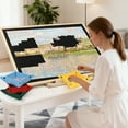 thumbnail image 7 of Foldable Puzzle Board 1500 Pieces, Rotating & Tilting Jigsaw Puzzle Board with 4 Non-Woven Drawers, 26x35.8'' Wooden Puzzle Table, Portable Board GameTable for Adults, Birthday Gift for Mom, 7 of 7