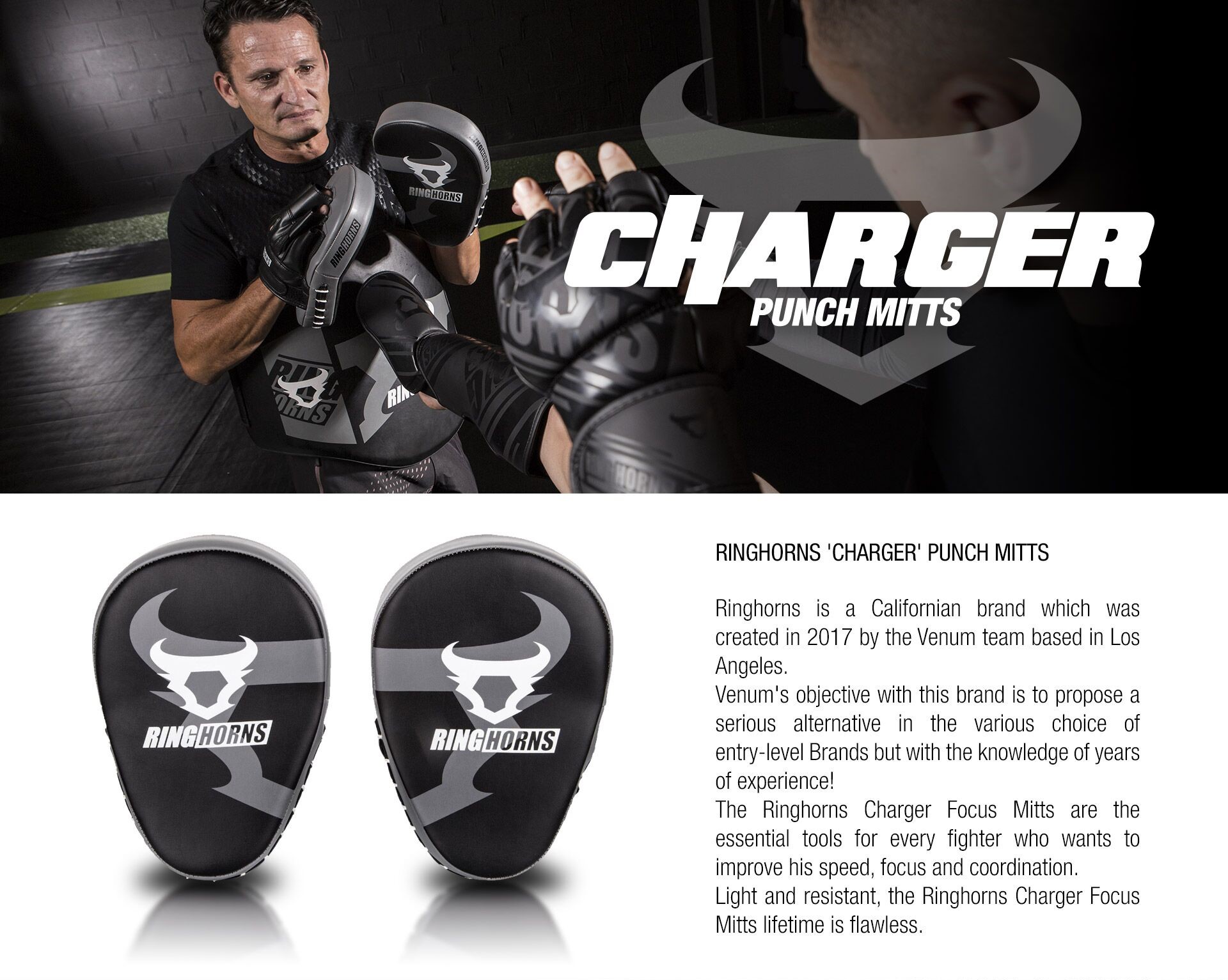 Ringhorns Charger Punch Mitts - image 3 of 10