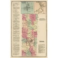 thumbnail image 3 of Beers 10x14 Black Modern Framed Museum Art Print Titled - Lyons New York Landowner - Beers 1874, 3 of 5