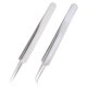 thumbnail image 1 of Pinzas para pestañas de acero inoxidable profesional para extensión de pestañas decoración dorada pinzas para cejas antiestáticas extensión de pestañas Tan Jianjun unisex, 1 of 2
