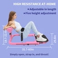 thumbnail image 1 of Kojooin Hip Thrust Machine for Home Gym, Adjustable Glute Training Machine with Resistance Bands for Lower Body Workouts, 1 of 6