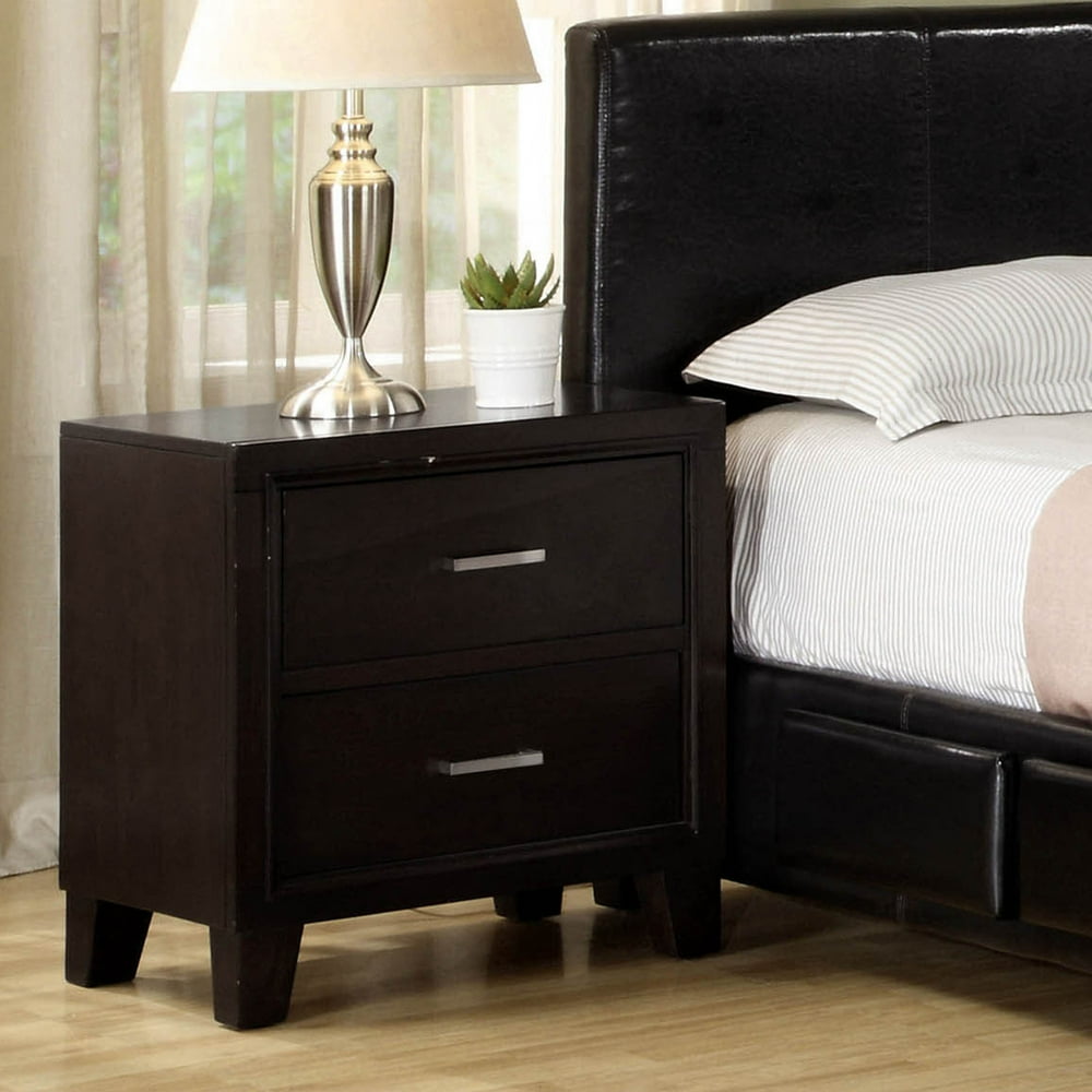 Furniture of America Kate Contemporary Nightstand with 2Drawer