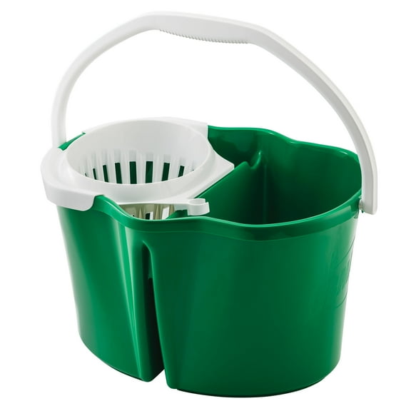 Libman 4 Gallon Bucket with Wringer Polypropylene Green White Height 15 in