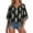 Black, variant on Plcasen Womens 3/4 Sleeve V Neck Bohemian Peasant Blouses Casual Loose Fit Tunic Tops