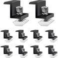 thumbnail image 1 of 10 Pack Solar Panel Brackets, 30mm End Clamp, Black, Solar Panel Fixing, Z Bracket, Adjustable Clamp, Solar Panel Bracket for Photovoltaic PV, 1 of 5