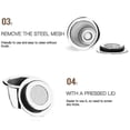 thumbnail image 3 of Capsules Réutilisables, Acier Inoxydable, 3 Pcs Tampons Rechargeables pour Nespresso + 1 Tamper + 1 Cuillère + 1 Semaine, 3 of 4