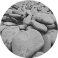 thumbnail image 1 of Ahgly Company Tapis Rond Lavable en Machine Intérieur Transitionnel Gris Nuage Gris, 3 Pieds Rond, 1 of 7