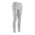 thumbnail image 4 of Digital White/Grey Camo Women's Casual Leggings - Camo Color Code 0057, 4 of 7