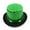 Green, variant on Womens Hat Unisex Tall British Gentleman Jazz Magician Sequin Rain Silk Bowler Hat Blue One Size