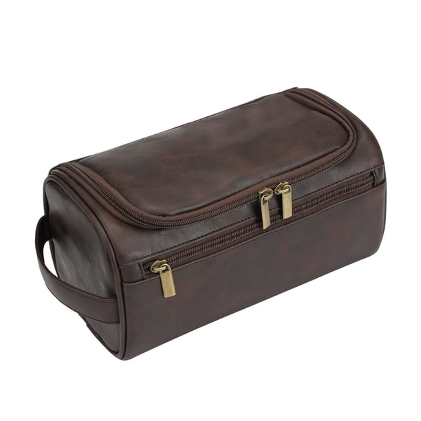 Bolsa de viaje de gran capacidad para Europa y Estados Unidos Bolsa de viaje funcional de cuero PU para artículos de aseo y maquillaje