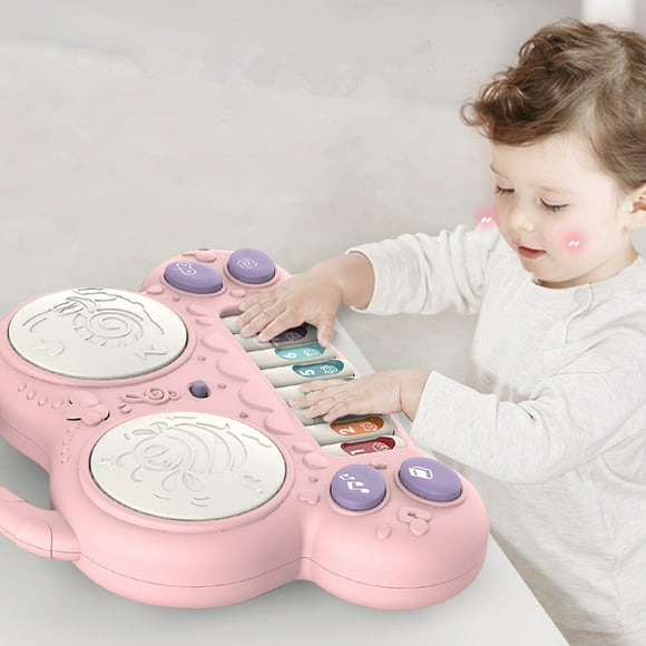Toys Early Childhood Education: Hand Clapping Drums, Toys, Multifunctional Piano, Educational Learning, Double Drum Electronic Organ Toys for 2-3 Year Old Boys on Clearance