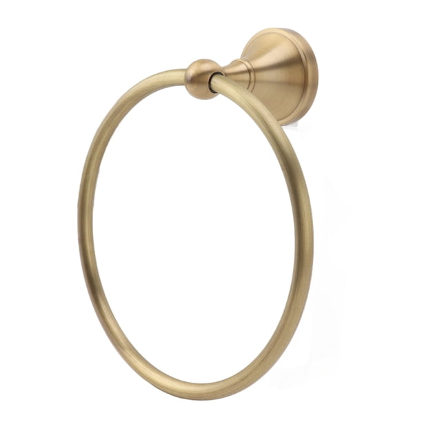 Colgador de toallas de baño Jadeshay Anillo de toalla de baño de Cobre