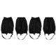 thumbnail image 1 of s bajas de montaña - 2 pares - Leggings s para botas con cubierta protectora para hombres, mujeres, pesca, , viajes, nieve, , Negro Macarena Polainas para caminar, 1 of 8