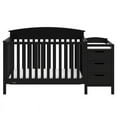 Graco Benton 4in1 Convertible Baby Crib and Changer, Black