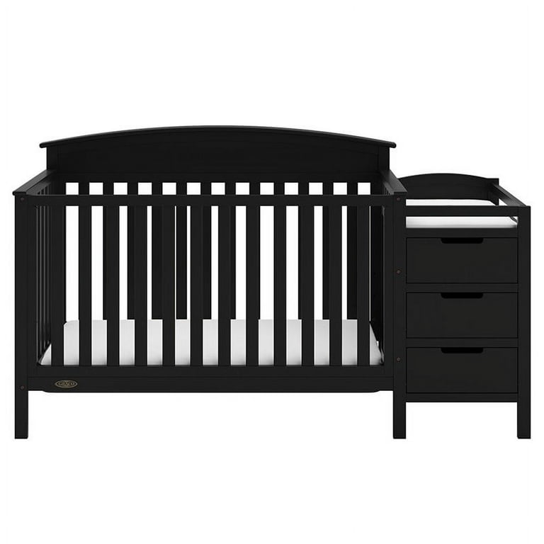 Graco Benton 4 in 1 Convertible Crib and Changer Black Walmart