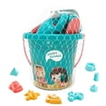 thumbnail image 7 of 18 Piece Beach Toys,Castle Barrel Bucket,Sea Animal and Traffic Sand Molds,Beach Shovel Tool Kit, Fun Outdoor Games Beach Accessories for Boys Girls, 7 of 7