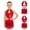 Red, variant on Girls Latin Dance Glittery Sequins Tassel Leotard Dress Modern Jazz Cha Cha Dancewear Black 6