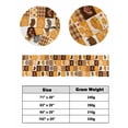 thumbnail image 6 of Xipuska Orange Plaid Fall Bed Runners for King Size Bed, Decorative Bed Throws for Foot of Bed, Thanksgiving Pumpkins Maple Leaf Turkey Bed Runner Sofa Throw Bedding Scarf Slipcover for Bedroom, 6 of 6