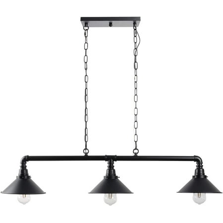 

Pool Table Light Kitchen Island Lighting Industrial Style Chandelier Rustic Kitchen Island Lighting 3-Light Farmhouse Chandelier for Dining Room 42.5 Pool Table Light with Metal Shades