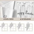 thumbnail image 5 of Happy Easter Swag Valances for Windows, Kitchen Window Curtains Over Sink, Cute Gnomes Eggs Spring Daisy Flowers Plants Window Treatment Curtains for Living Room/Bedroom Curtains 2 Panel Sets 36"x45", 5 of 8