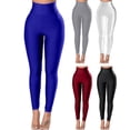 thumbnail image 2 of Skymirror Women Yoga Pants Solid Color Hip Lift Skinny High Stretch Trousers Spring Autumn Slim Fit Seamless Running Fitness Ankle Length Leggings Gym Clothes, 2 of 8