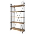 thumbnail image 1 of Quimby 5-Tier Metal And Wood Book Case, 1 of 1