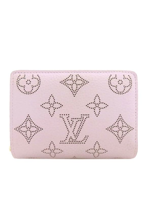 Pre-Owned Louis Vuitton M81434 Portefeuille Claire Bi-fold Wallet, Mahina Leather, Women's...