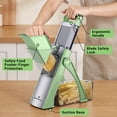 thumbnail image 6 of ONCE FOR ALL Potato Slicer and French Fry Cutter, Adjustable Thickness Mandoline Vegetable Cutter for Homemade Fries, Potato Chips, Slices and Cubes, Stainless Steel Kitchen Food Prep Tool, 6 of 10
