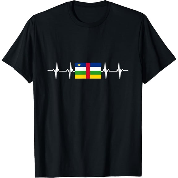 men and women can wear,African Flag - Central African Republic T-Shirt