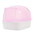 thumbnail image 1 of Weiweiguan 2Pcs Household Hamster Containers Plastic Hamster Bathtubs Dust-proof Hamster Tubs, 1 of 7