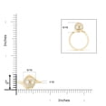 thumbnail image 4 of ANGARA Golden South Sea Cultured Pearl Solitaire Bypass Ring in 14K Yellow Gold for Women | June Birthstone, Birthday, Anniversary, Jewelry Gift for Women | Pearl Ring, 4 of 8