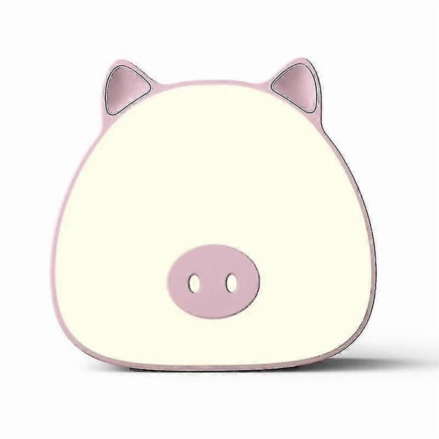 Mini Night Light Cute Pig Lamp (pink)