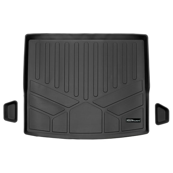 SMARTLINER All Weather Custom Fit Black Cargo Liner Behind the 2nd Row Compatible With 2022-2025 Volkswagen Taos (Only Fits All-Wheel Drive Models)