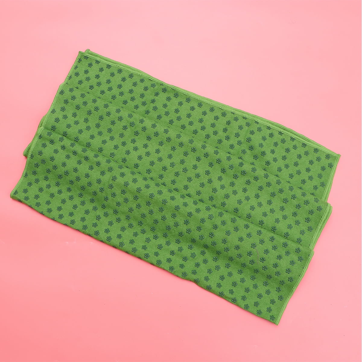 BESTONZON 1Pc Portable Green Pilates Blanket for Exercise with Anti Slip Feature