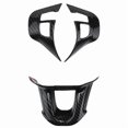 thumbnail image 3 of 3Pcs/Set Car Steering Wheel Decoration Cover Trim Sticker Fit for 2008 208 2014-2018 Carbon Fiber, 3 of 5