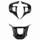 thumbnail image 3 of 3Pcs/Set Car Steering Wheel Decoration Cover Trim Sticker Fit for 2008 208 2014-2018 Carbon Fiber, 3 of 5