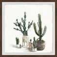 thumbnail image 2 of Greeny Succulents Framed Painting Art Print, 18.00" x 1.50", 2 of 6