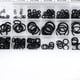 thumbnail image 2 of Junta tórica de goma - 225 piezas surtidas de juntas tóricas de goma arandelas juntas surtido conjunto para coche, 2 of 7