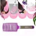 thumbnail image 4 of FloreceBien Cepillos para el cabello con masaje para desenredar, cepillos para el cabello con ventilación curva, peine para el cabello con ventilación, herramientas de peinado para peluquería y, 4 of 5