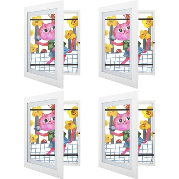 Golden State Art 10x12.5 White Picture Frames 4 Count