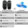 thumbnail image 6 of Coldest Ice Pack Slippers for Foot Injuries 2 Pack, Reusable Hot Cold Therapy Foot Ice Pack Gel Ice Slippers for Plantar Fasciitis Relief, Psoriatic Arthritis, (Large), 6 of 7
