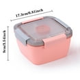Snack Box Container Nut Reunion Lunch Box Leak Proof Bento Container snack-box-container-nut-reunion-lunch-box-leak-proof-bento-container