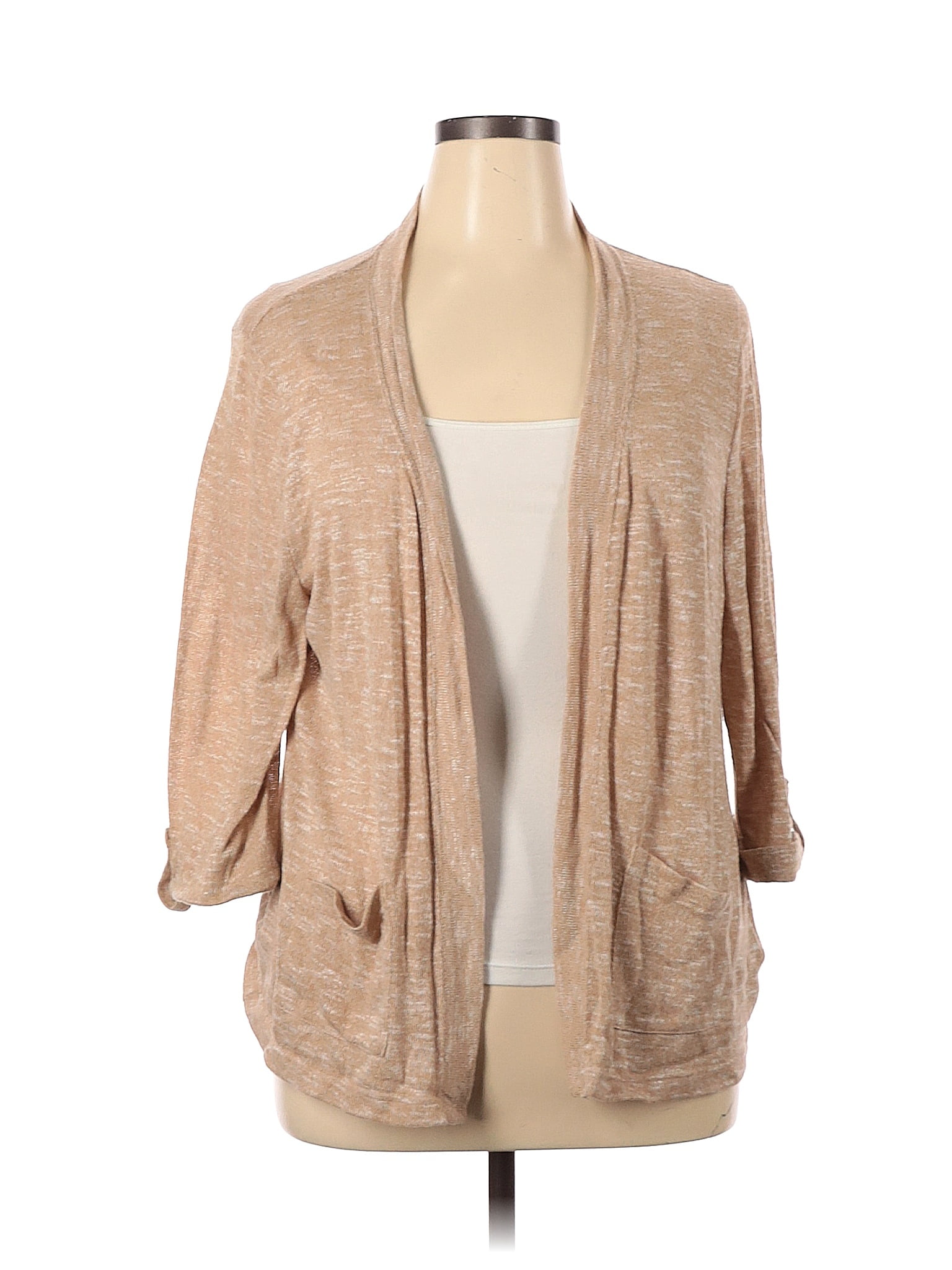 studio works open front cardigan