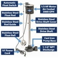 thumbnail image 4 of Superior Pump 92301 Pompe sur Pied en Fonte 1/3 HP, 4 of 4