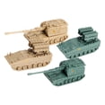thumbnail image 4 of Runquan 4Pcs 1:144 Tank Model Armored Vehicle 4D Model Toy Tank for Boys Girls Gifts, 4 of 8