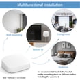 thumbnail image 3 of Carevas Screwless Wall Mount Replacement for eero Pro 6 WiFi Router Holder Strong Adhesive Mount Easy to Install No Tools No Drilling Needed, 3 of 7