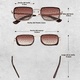 thumbnail image 3 of "Lentes De Sol Uv400 Hd Liberton V8 Para Mujer Lab.G, Cafe ", 3 of 5
