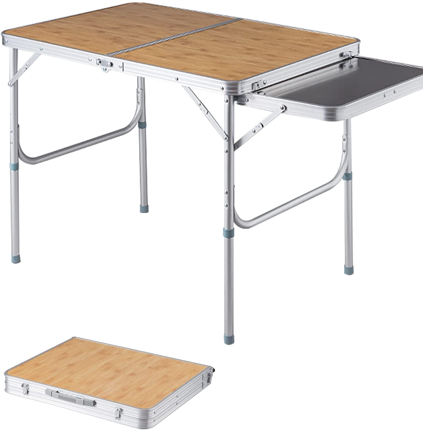 Mini Portable Folding Table Aluminum Indoor Outdoor Picnic Camping Foldable Desk 